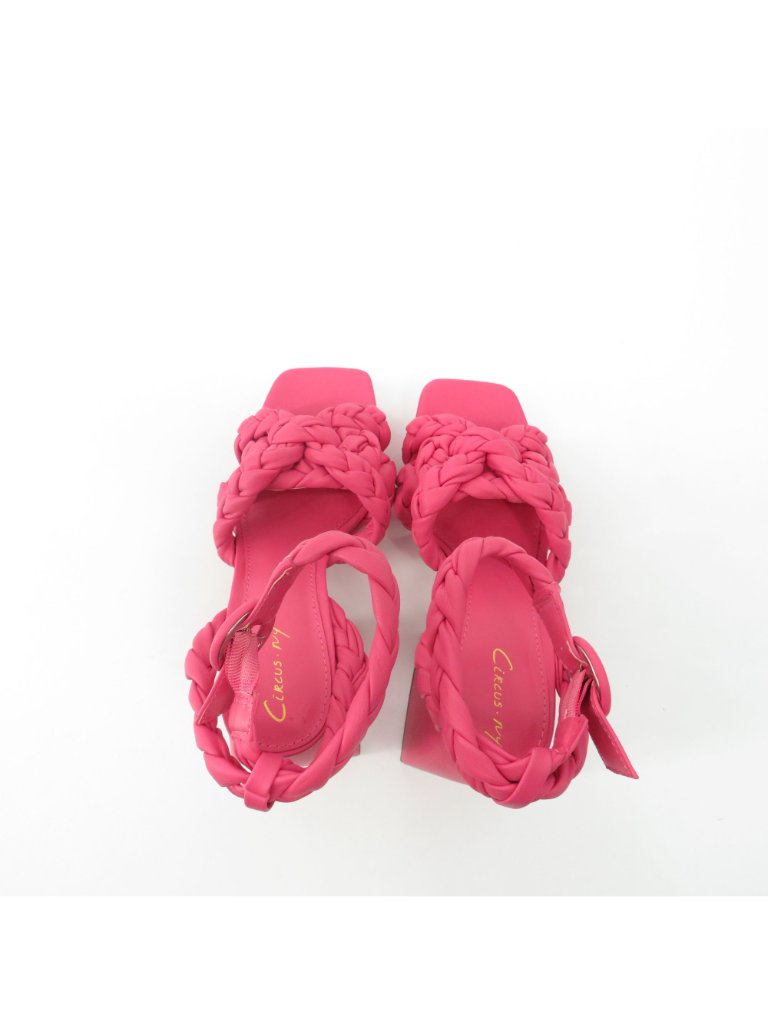 Circus Ny Pink Sandals Adjustable Ankle Strap Square Toe Size 5.5 New $100 — image 5 of 8